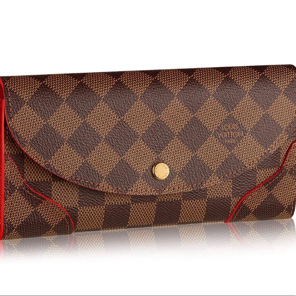 Louis Vuitton Caissa Wallet (Damier & Red) *NWT